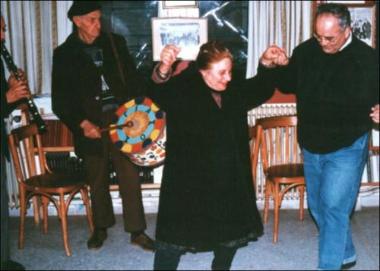 Lesbos Island (Agiasos) 1996: Recording in Agiaso Reading Room