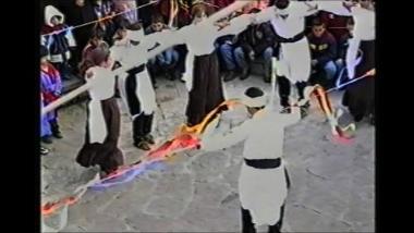 Lemnos Island (Kaspakas), 1995: Traditional dance during a celebration event