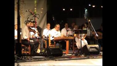 Samos Island (Vathy), 2006: A band playing 