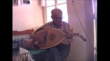 Chios Island (Thymiana), 1997: Dimosthenis Daskalakis talking about the oud