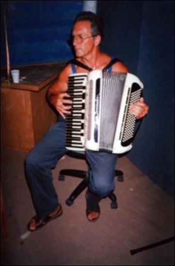 Lemnos Island  (Myrina), 2001: The musician Panagiotis Ageras