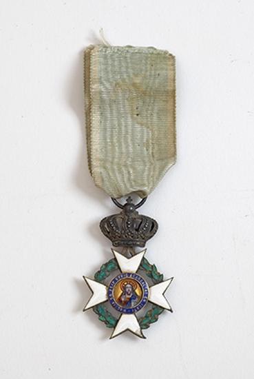 Μετάλλιο- Αργυρούς Σταυρός Σωτήρος Ι.Βελισσάριου.