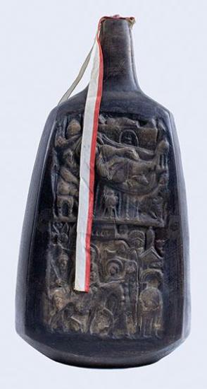 Lekythos with soil from Rimini Cemetery.