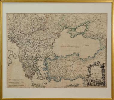 Ευρωπαϊκή Τουρκία. N. FADEN. Χάρτης Παλαιός