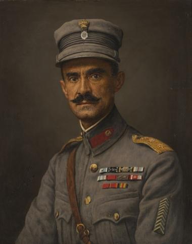 Πλαστήρας .Προσωπογραφία.(Ελαιογραφία) Έργο Δ. Γεωργαντά