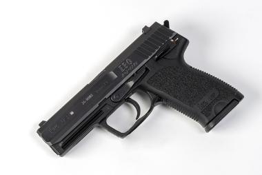 Pistol HK-USP Νο24-14883 engraved with the name A. G. PAPANDREOU