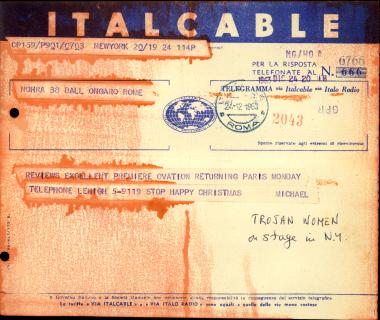 Προσωπικό τηλεγράφημα ενημέρωσης