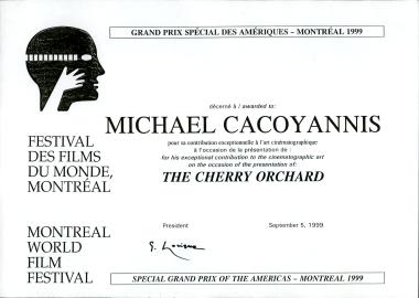 Grand Prix Spécial des Amériques-Montréal 
1999/Special Grand Prix of the Americas-Montreal 1999