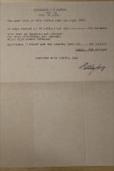 Απόδειξη είσπραξης αμοιβής του Πητ ντε Γιονγκ προς τον Μπλέγκεν