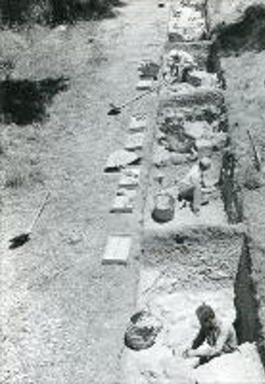 Archive photograph from the excavations at Englianos