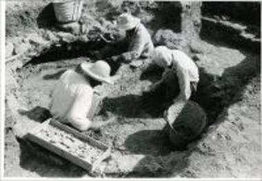 Excavation of the circular construction 87