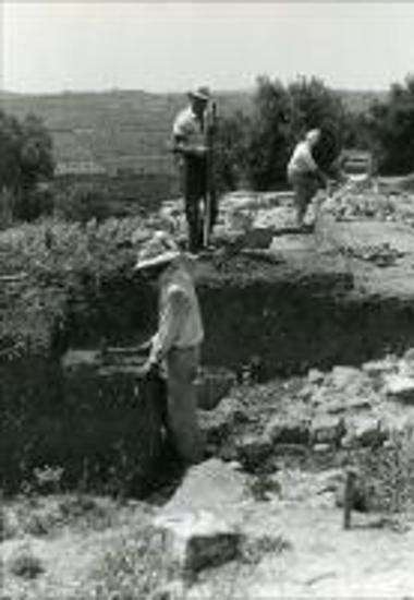 Scene from the excavations at Englianos