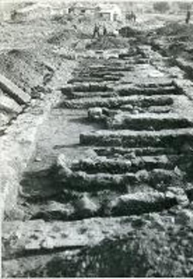 Kyparissia, excavations for the construction of the National Road