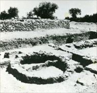 Circular building next to room 87