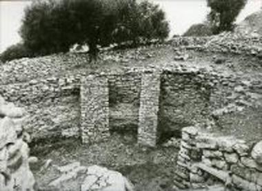 The “Circle” at Peristeria during the excavations