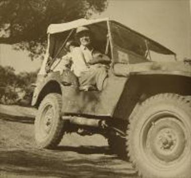 Carl Blegen and Marion Rawson in 1961 at Pylos.
