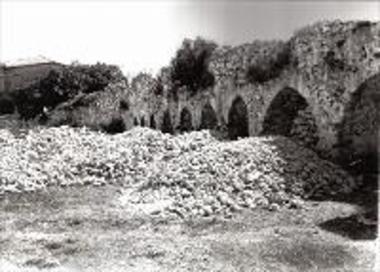 The aqueduct at Niokastro before its restoration