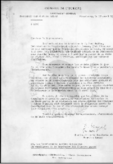 Conseil de l' Europe-Commission Des Pouvoirs Locaux (1967)