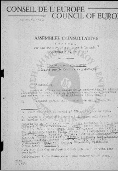 Conseil de l' Europe-Council of Europe (1967)