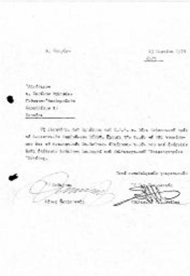 Επιστολή προς Μέλος του ΕΕΤΕ: Περί Κήρυξης Επίτιμου Προέδρου