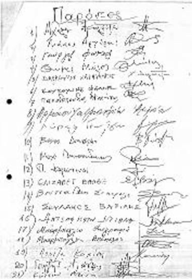 Παρόντες Γ.Σ.