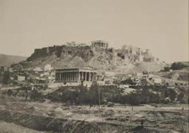 Άποψη της βορειοδυτικής πλευράς της Ακρόπολης των Αθηνών