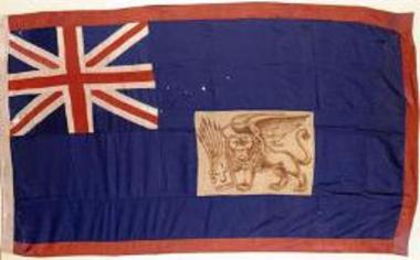 Σημαία των εμπορικών πλοίων των Ιονίων νήσων κατά την Αγγλοκρατία