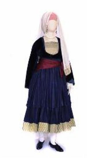 Ενδυμασία της Καλλιόπης Κοτζιά, Ψαρά