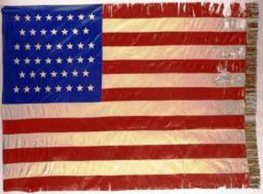 Πολεμική αμερικανική σημαία Εθελοντικού λόχου Ελλήνων Αμερικής
