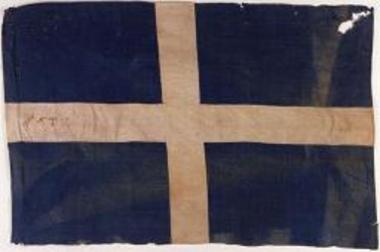 Ελληνική σημαία του πλοιάρχου Φραγκίσκου Ν. Τζαρδή