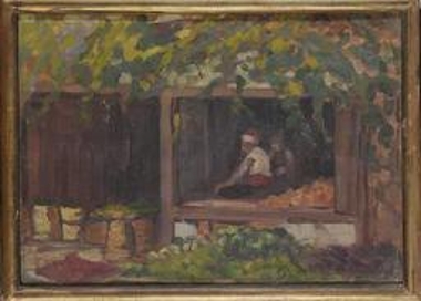 Άνδρες σε  μαγαζί