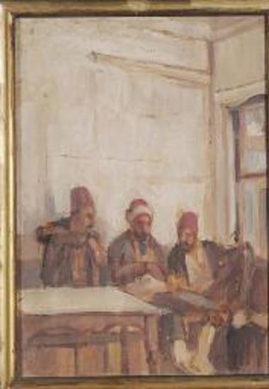 Καφενείο με τρεις θαμώνες