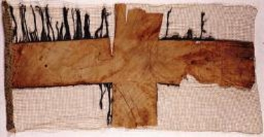 Σπάραγμα ελληνικής σημαίας της Επανάστασης του 1821