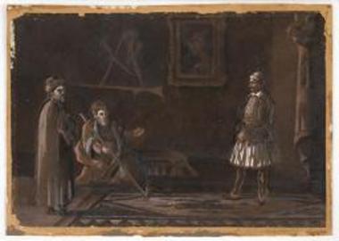 Ο Λάμπρος Τζαβέλας μπροστά στον Αλή Πασά