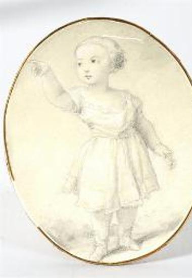 Προσωπογραφία του Γεωργίου Καρατζά σε παιδική ηλικία