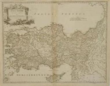 ASIA MINOR in suas partes seu provincias divisa.