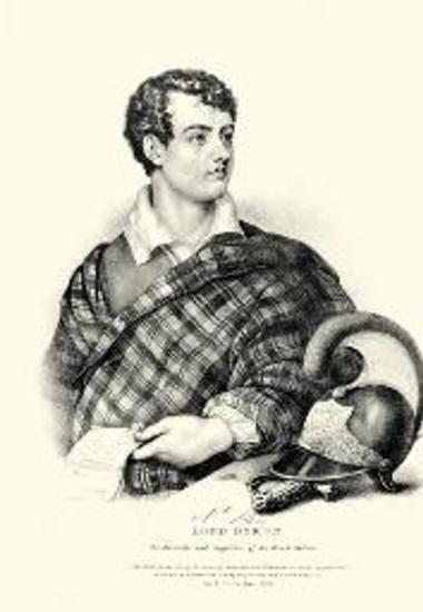 LORD BYRON. The Advocate and supporter of the Greek Nation.