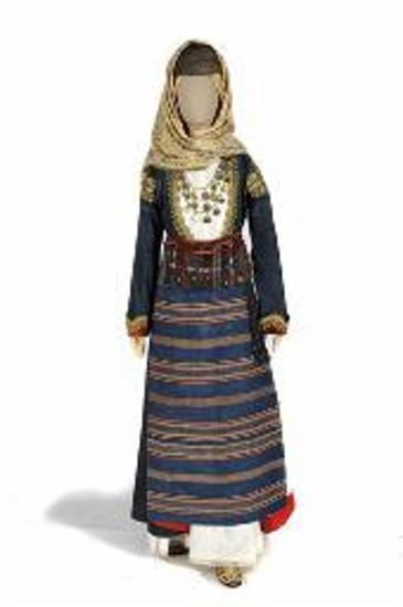 Φορεσιά γιορτινή από τα Μέγαρα Αττικής