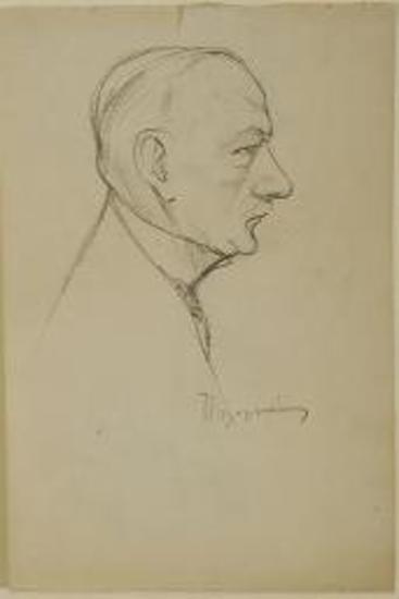 Σκίτσο από τη Δίκη των Έξι, Πολυμενάκος