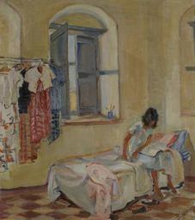 Σπουδαστικό δωμάτιο Σχολής Καλών Τεχνών Ύδρας