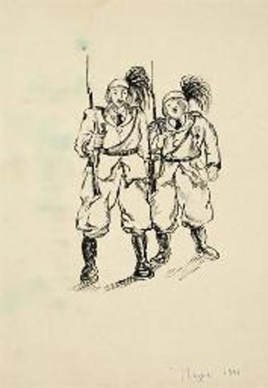 Σχέδιο δύο ιταλών στρατιωτών - 