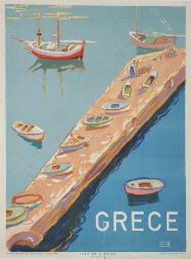 Τουριστική διαφημιστική αφίσα για την Ελλάδα