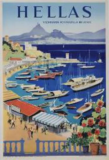 Τουριστική διαφημιστική αφίσα για την Καστέλλα