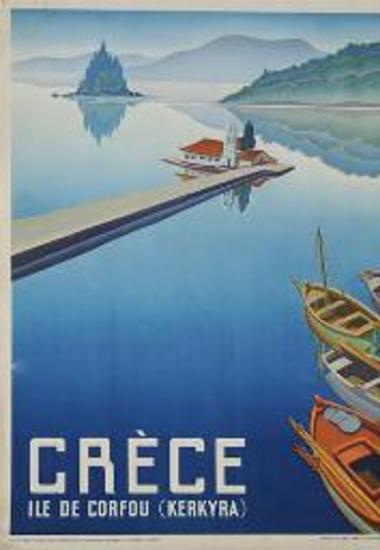 Τουριστική διαφημιστική αφίσα για την Κέρκυρα