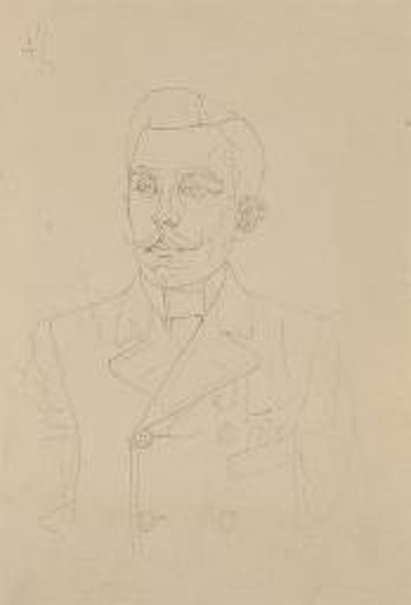 Προσχέδιο προσωπογραφίας νέου άνδρα