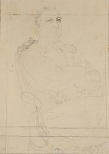 Προσχέδιο προσωπογραφίας ώριμου άνδρα