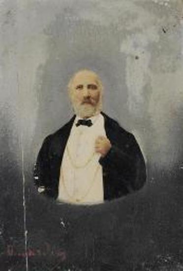 Προσωπογραφία αγνώστου ηλικιωμένου με δυτική ενδυμασία