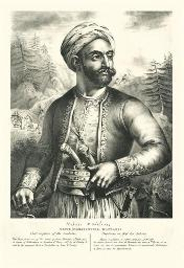 NOTIS [CONSTANTINE] BOTZARIS. Chief Captain of the Souliotes.