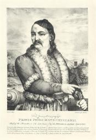 PRINCE PETRO MAVROMICHAELI. Chief of the Mainottes or Old Spartans.