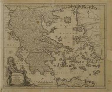 Exactissima totius ARCHIPELAGI nec non GRAECIAE TABULA in qua omnes subjacentes Regiones et Insulae distincte ostenduntur per NICOLAUM VISSCHER. Amstelo- Bat.m.